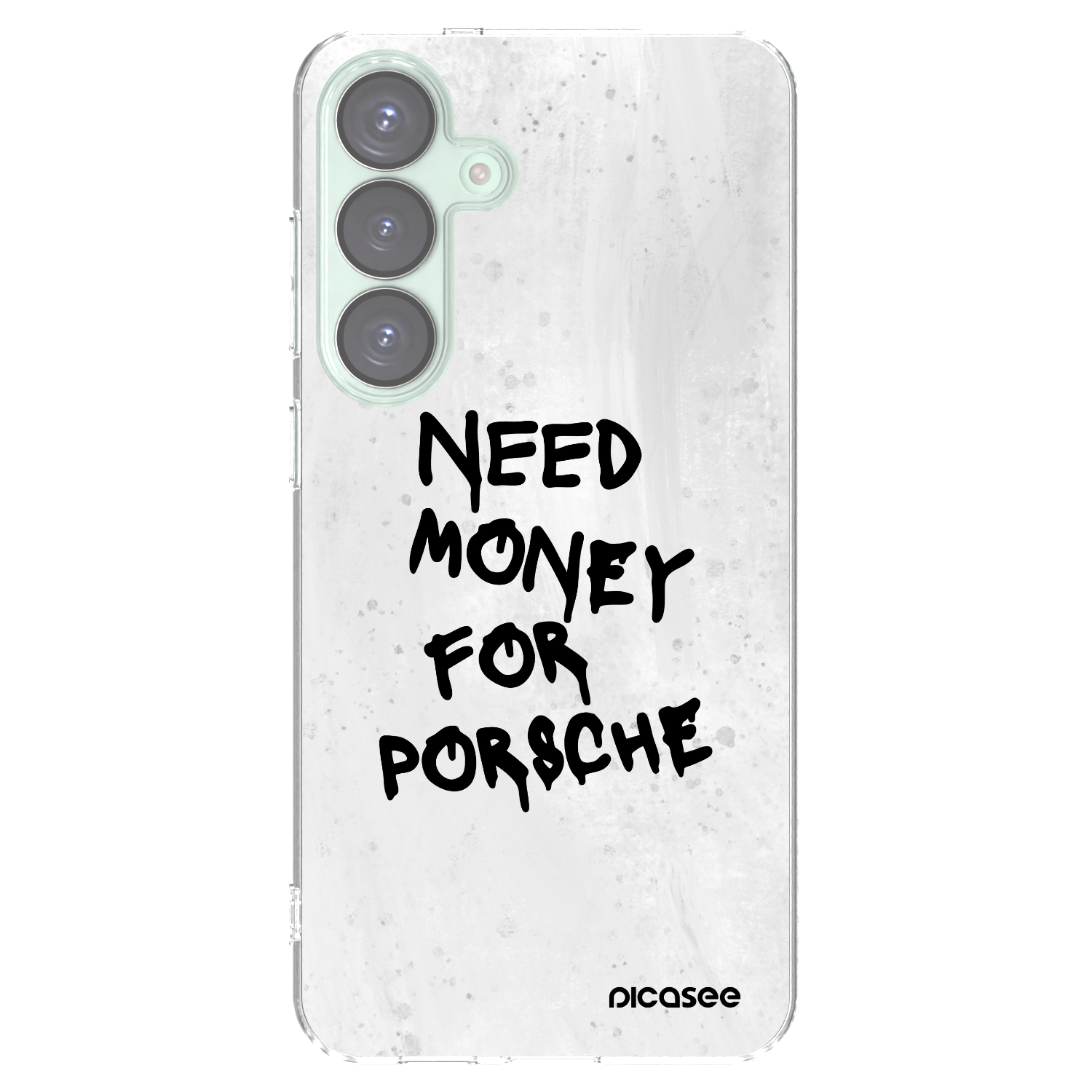 Picasee silikonowe przeźroczyste etui na Samsung Galaxy S25+ 5G - White Dollar