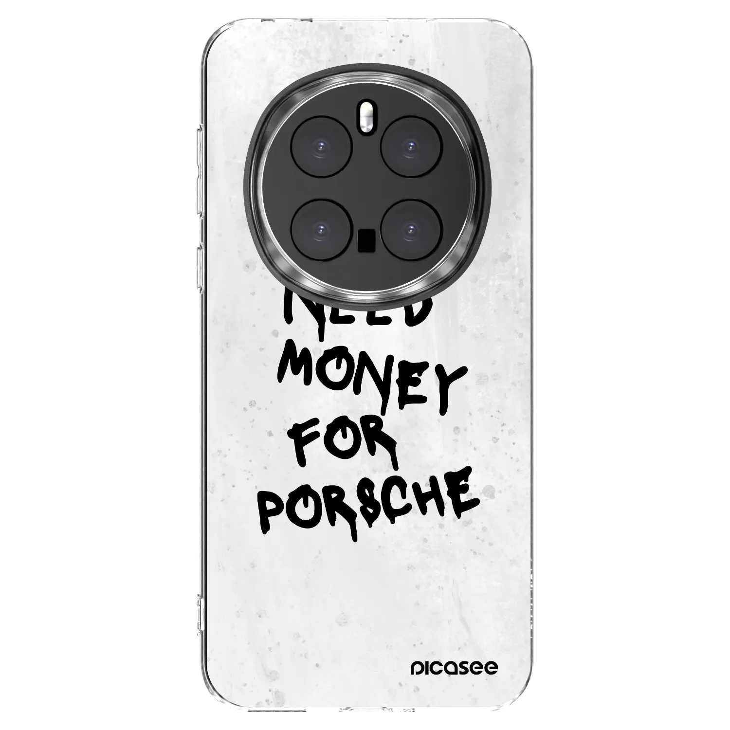 Picasee silikonowe przeźroczyste etui na Honor Magic7 Pro 5G - White Dollar