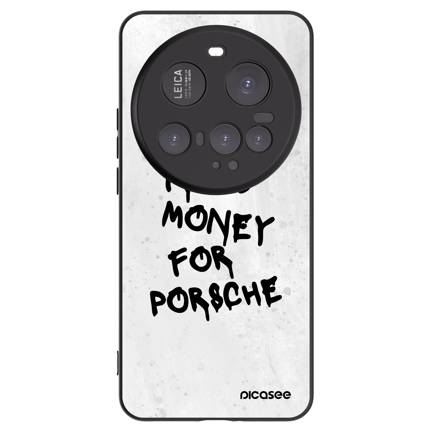 Picasee silikonowe czarne etui na Xiaomi 15 Ultra - White Dollar