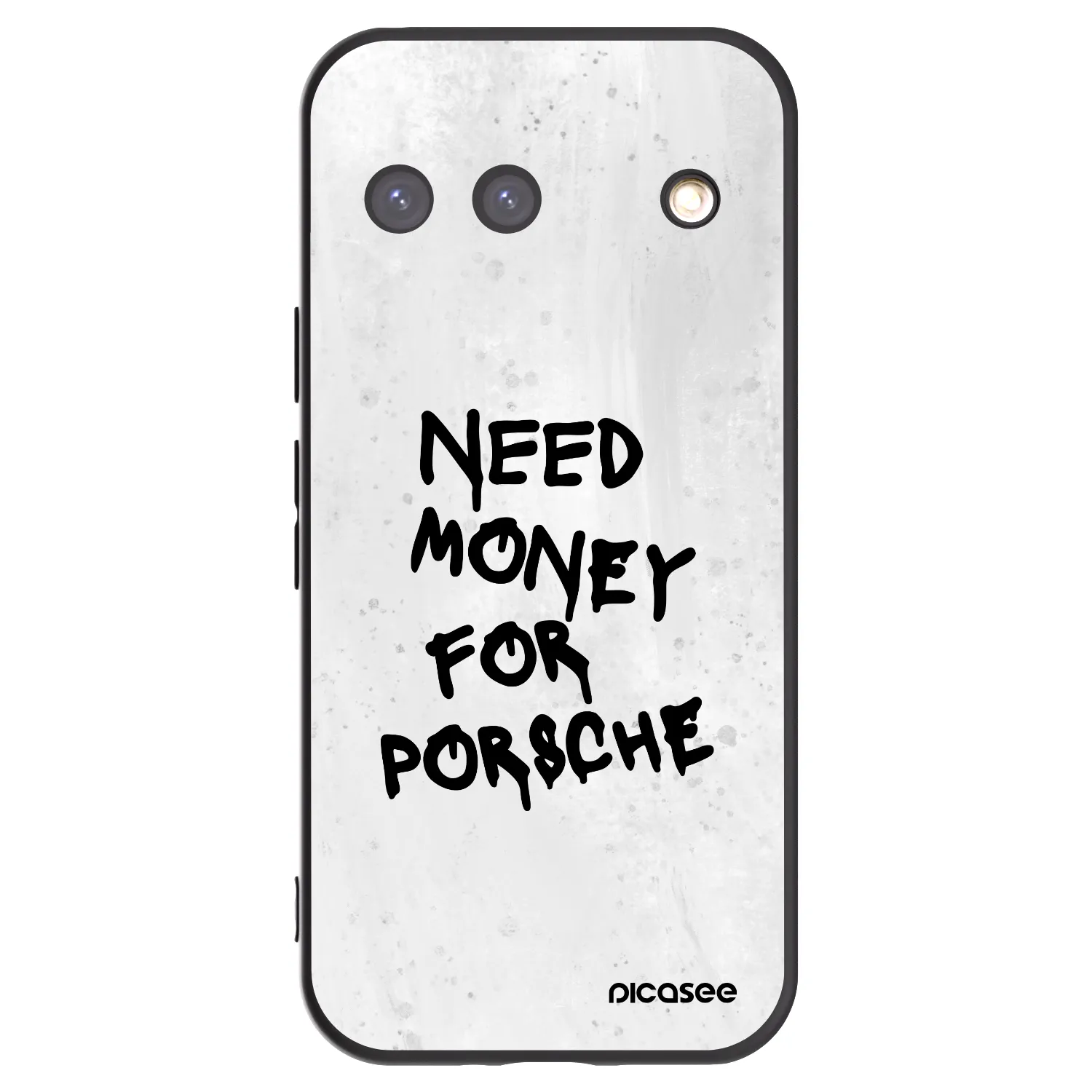 Picasee silikonowe czarne etui na Google Pixel 9 - White Dollar