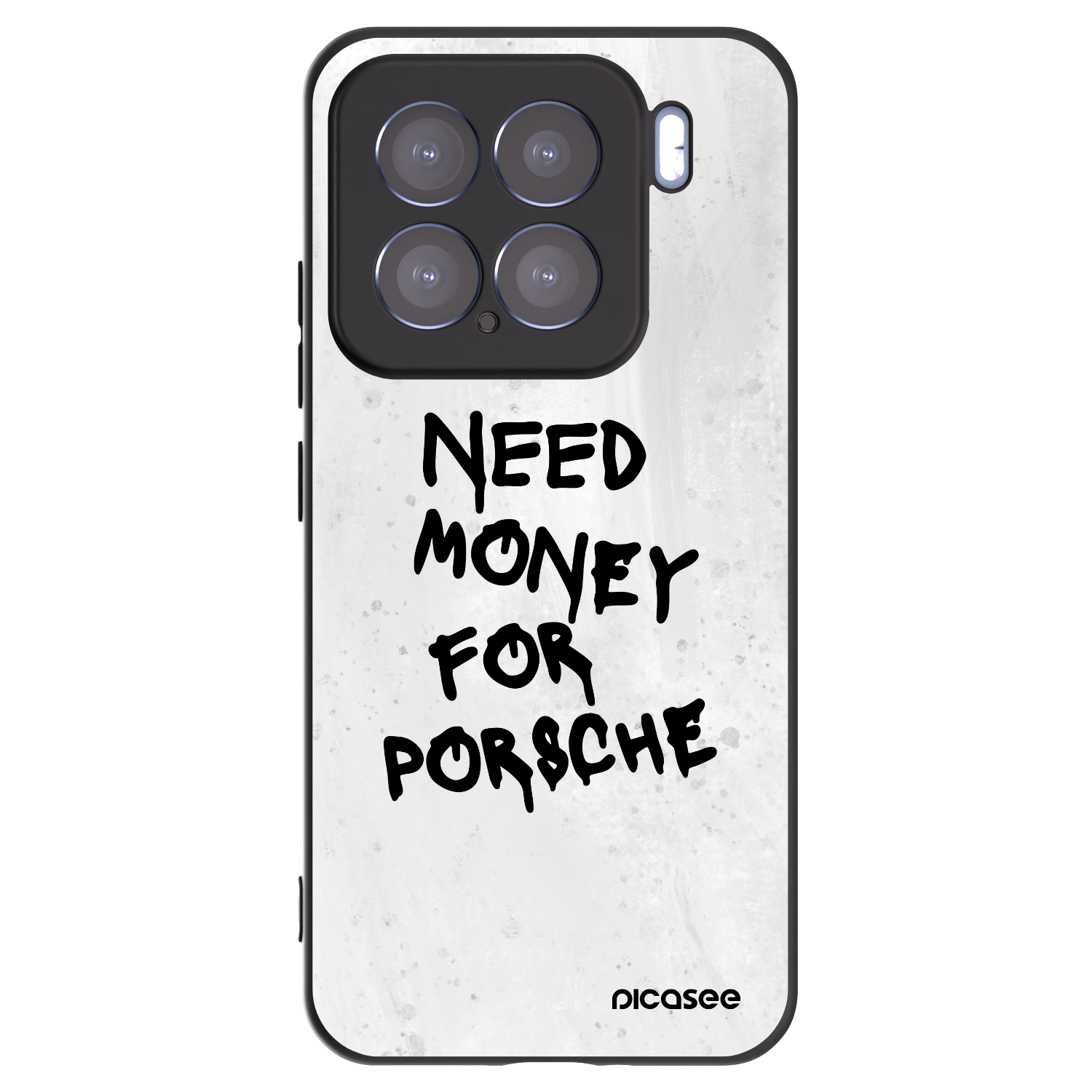 Picasee silikonowe czarne etui na Xiaomi 15 - White Dollar