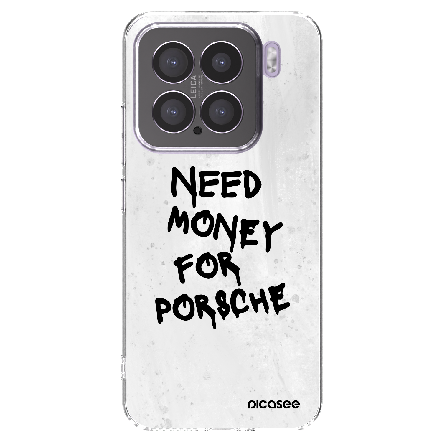 Picasee silikonowe przeźroczyste etui na Xiaomi 15 - White Dollar