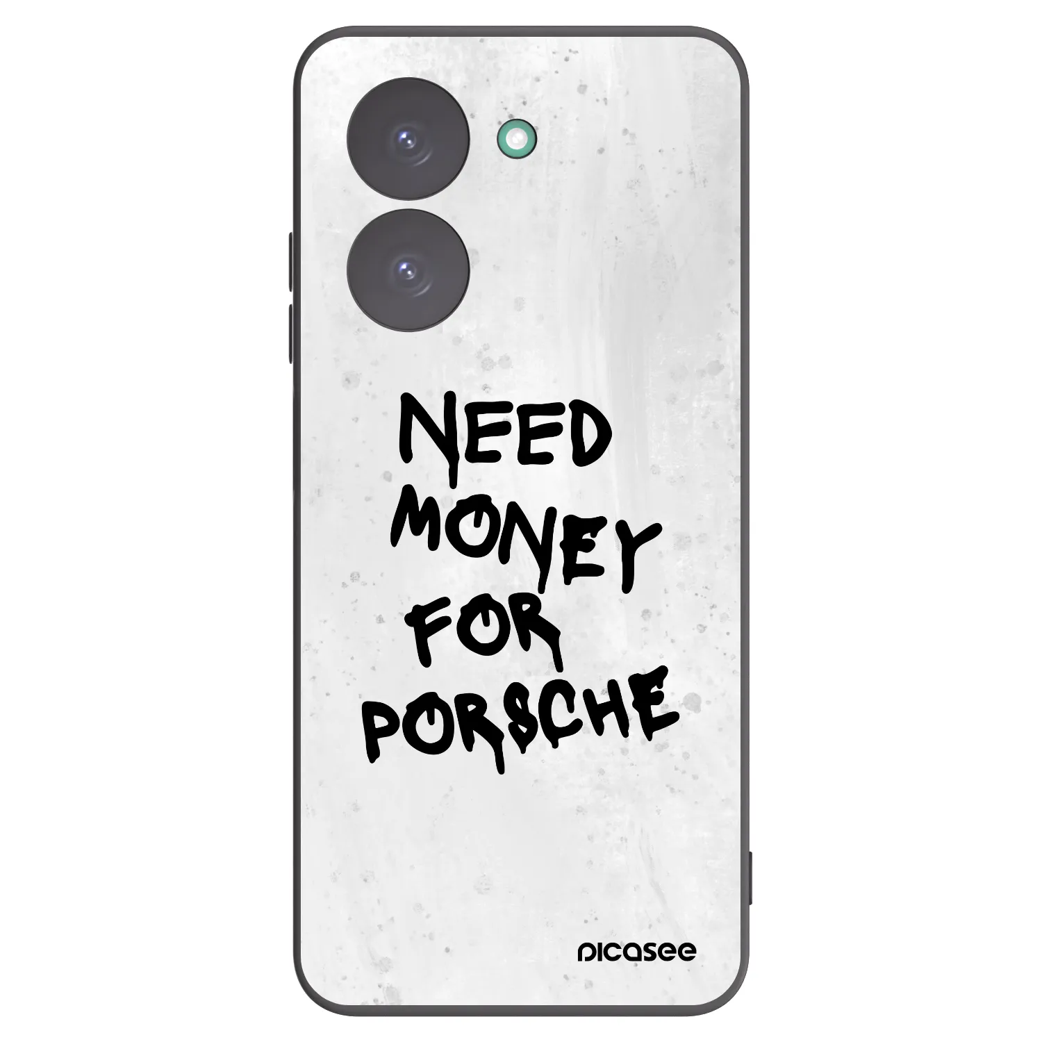 Picasee silikonowe czarne etui na Xiaomi Redmi A5 - White Dollar