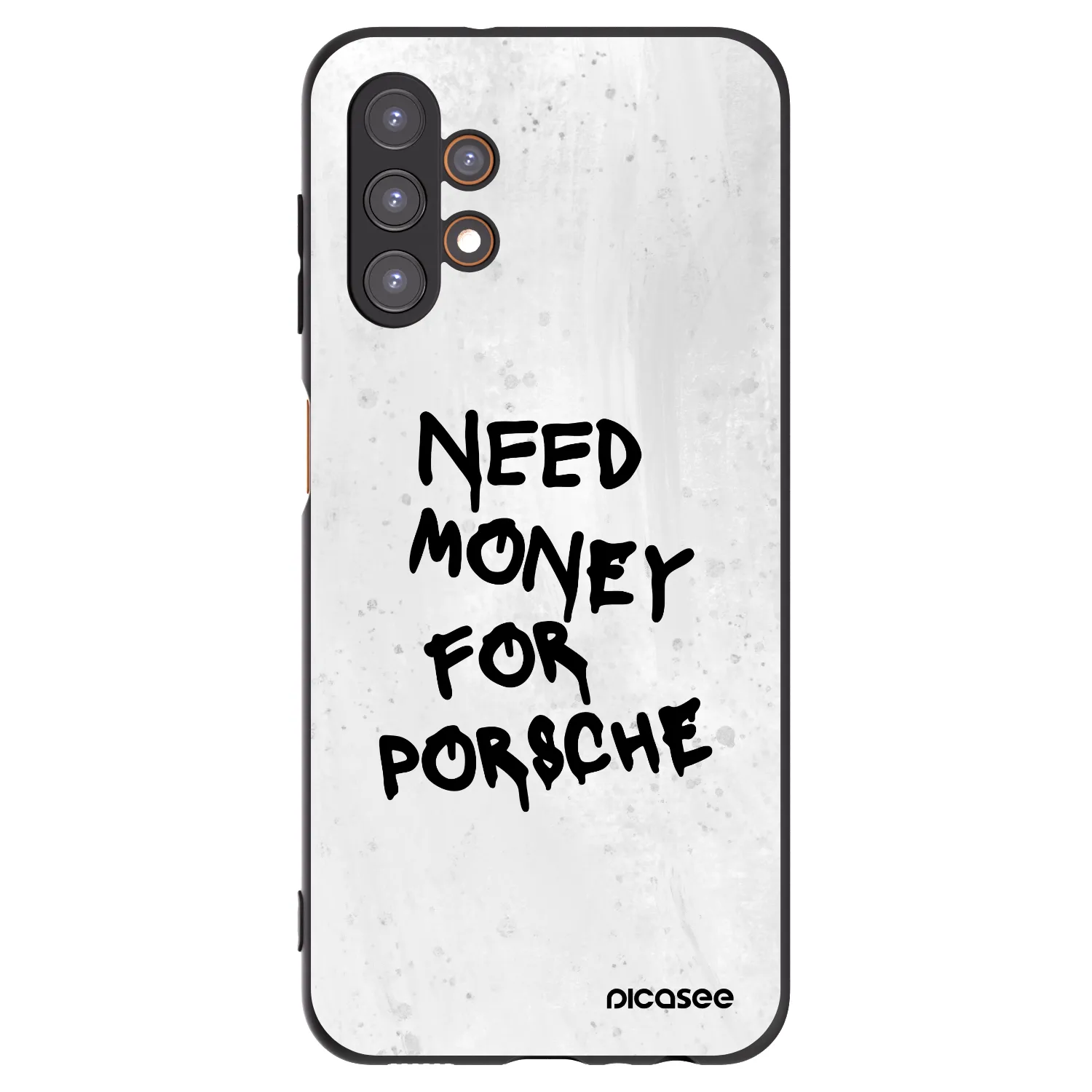Picasee silikonowe czarne etui na Samsung Galaxy A13 5G - White Dollar
