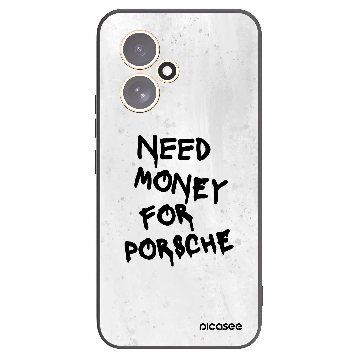 Picasee silikonowe czarne etui na Honor 400 5G - White Dollar