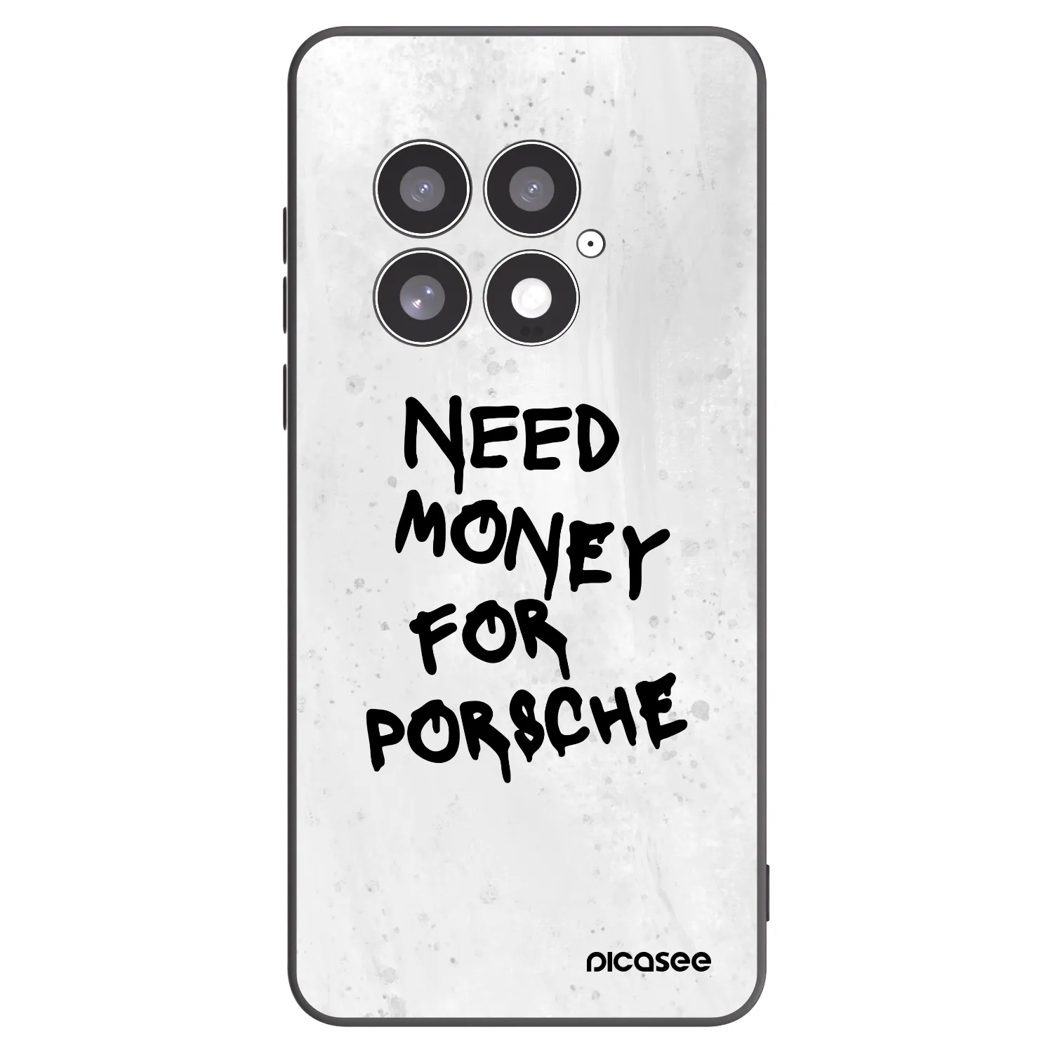 Picasee silikonowe czarne etui na OnePlus 13 5G - White Dollar