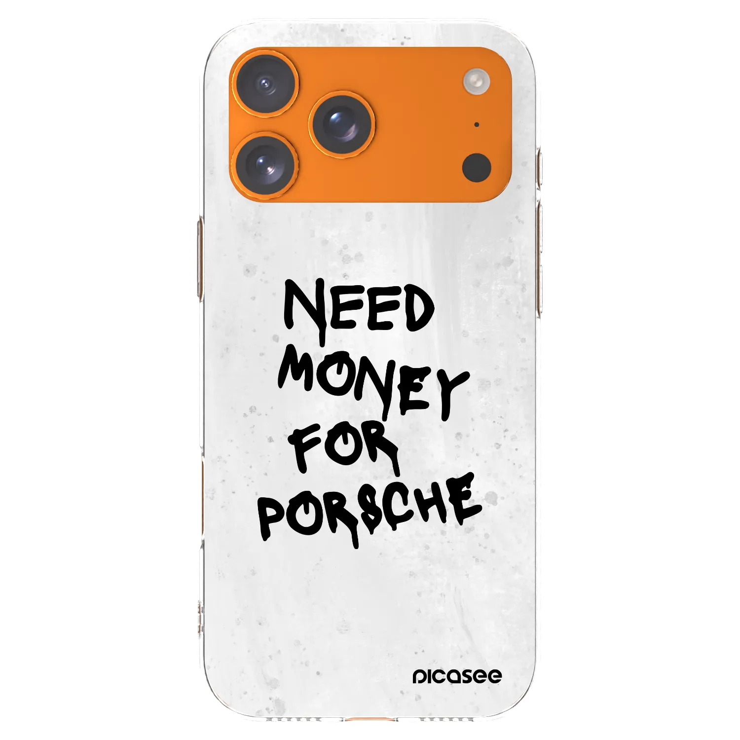 Picasee silikonowe przeźroczyste etui na Apple iPhone 17 Pro Max - White Dollar