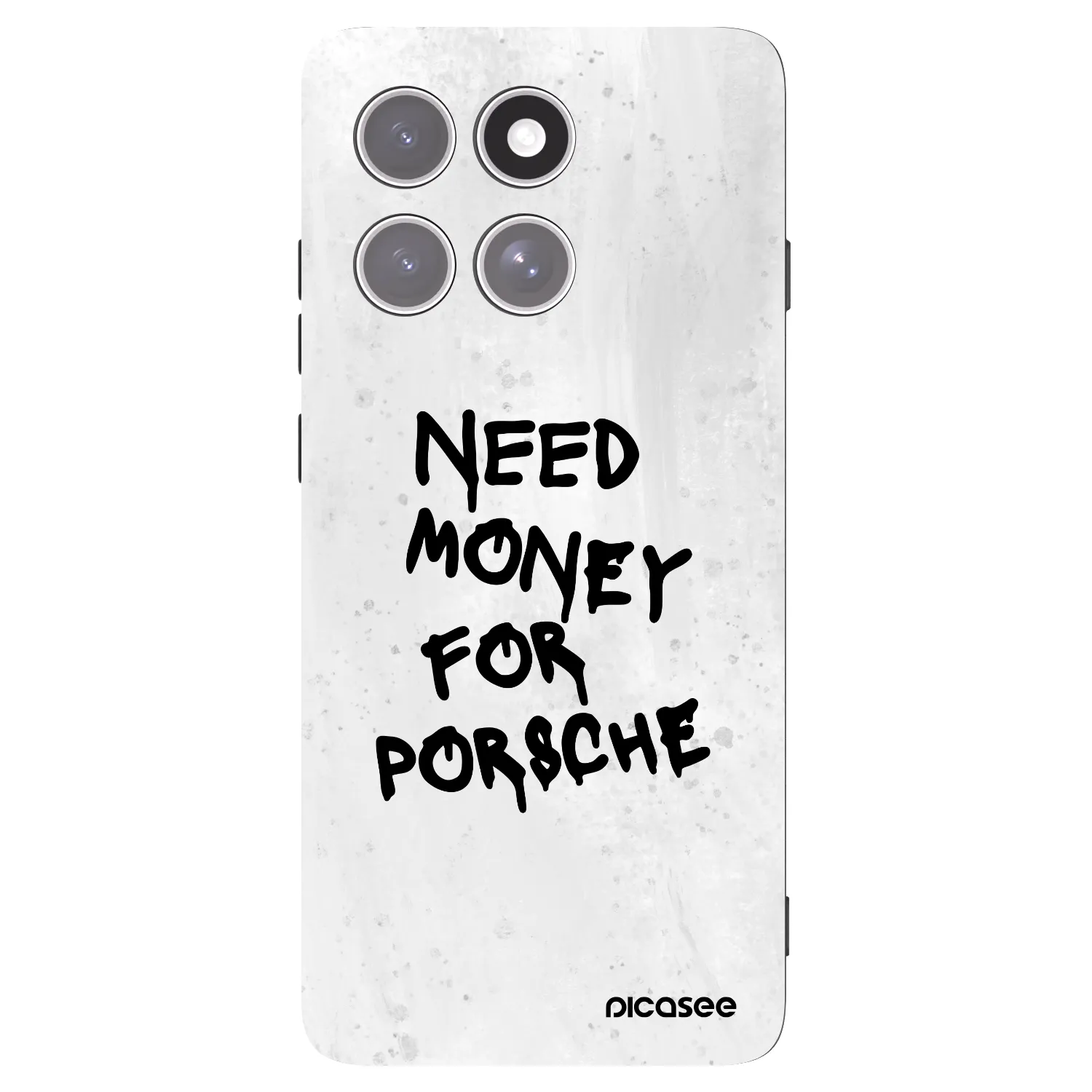 Picasee silikonowe czarne etui na Motorola Edge 60 Pro - White Dollar