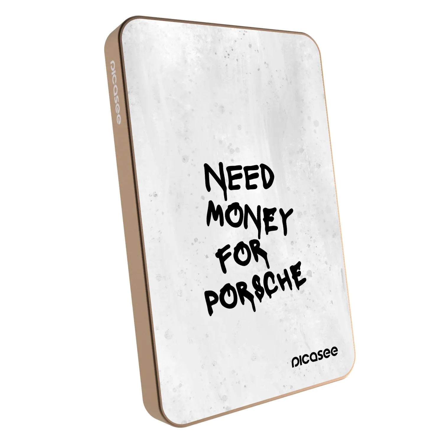 Picasee Powerbank z MagSafe 5 000 mAh Złoty - White Dollar