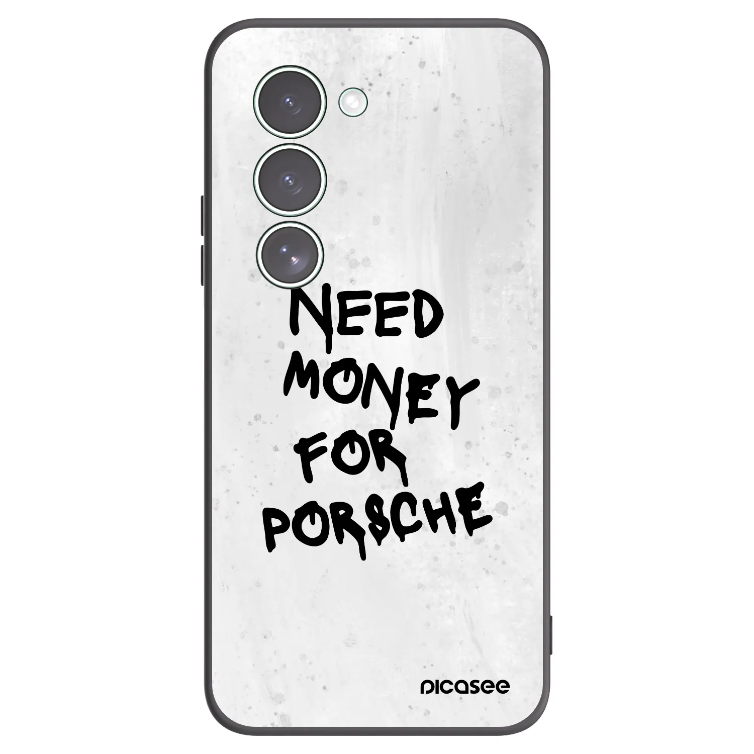 Picasee silikonowe czarne etui na Xiaomi Redmi 15 5G - White Dollar