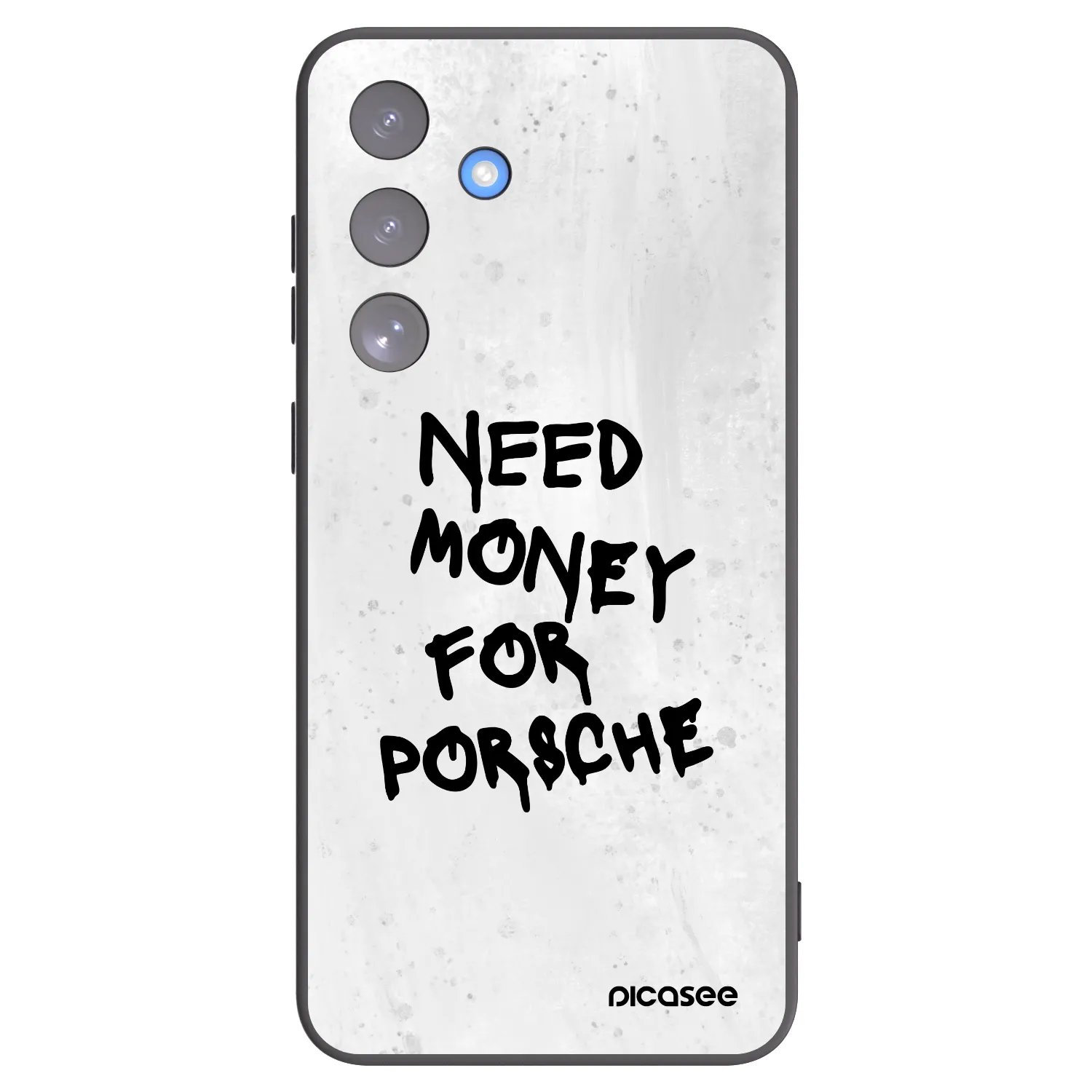 Picasee silikonowe czarne etui na Samsung Galaxy S25 FE 5G - White Dollar