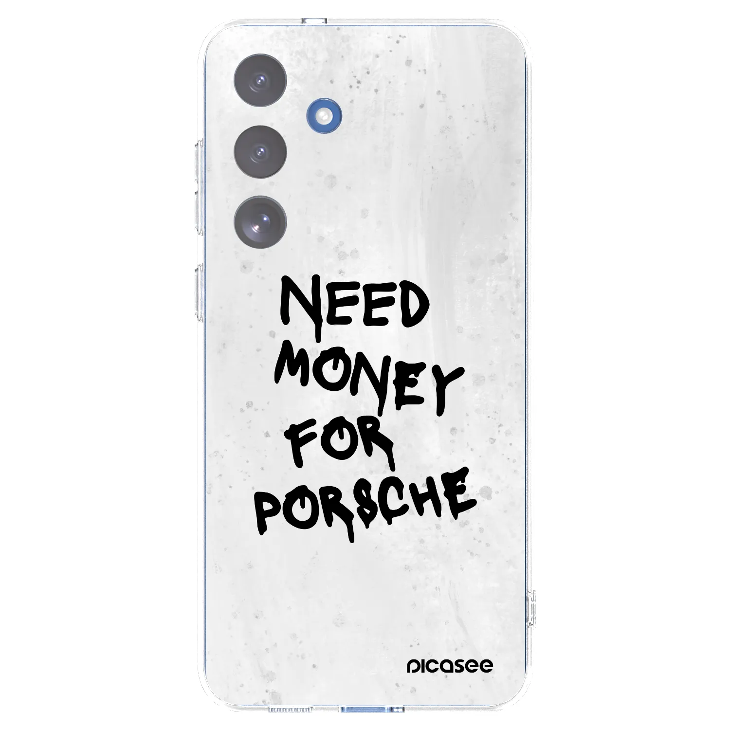 Picasee silikonowe przeźroczyste etui na Samsung Galaxy S25 FE 5G - White Dollar