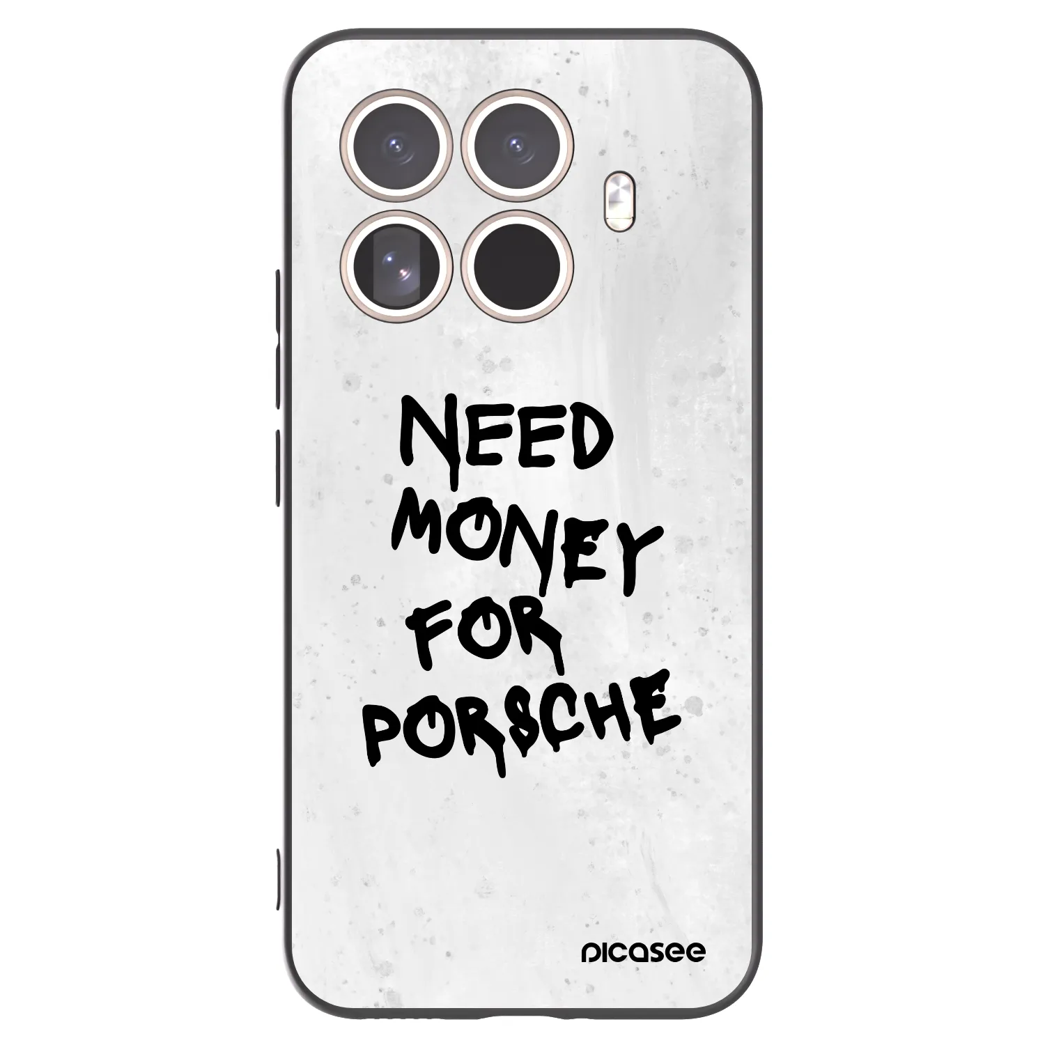 Picasee silikonowe czarne etui na Xiaomi 15T Pro - White Dollar