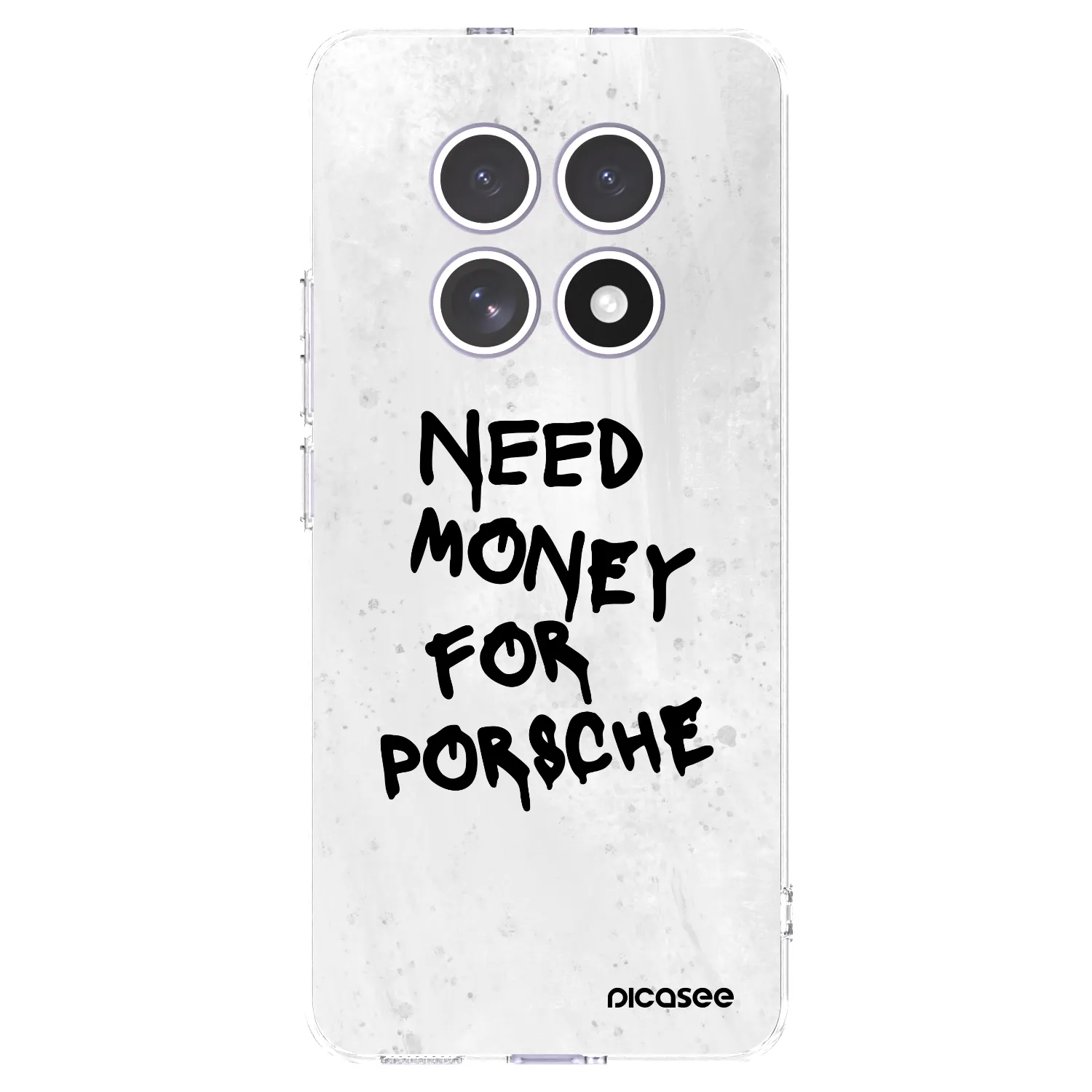 Picasee silikonowe przeźroczyste etui na Xiaomi Redmi Note 15 4G - White Dollar