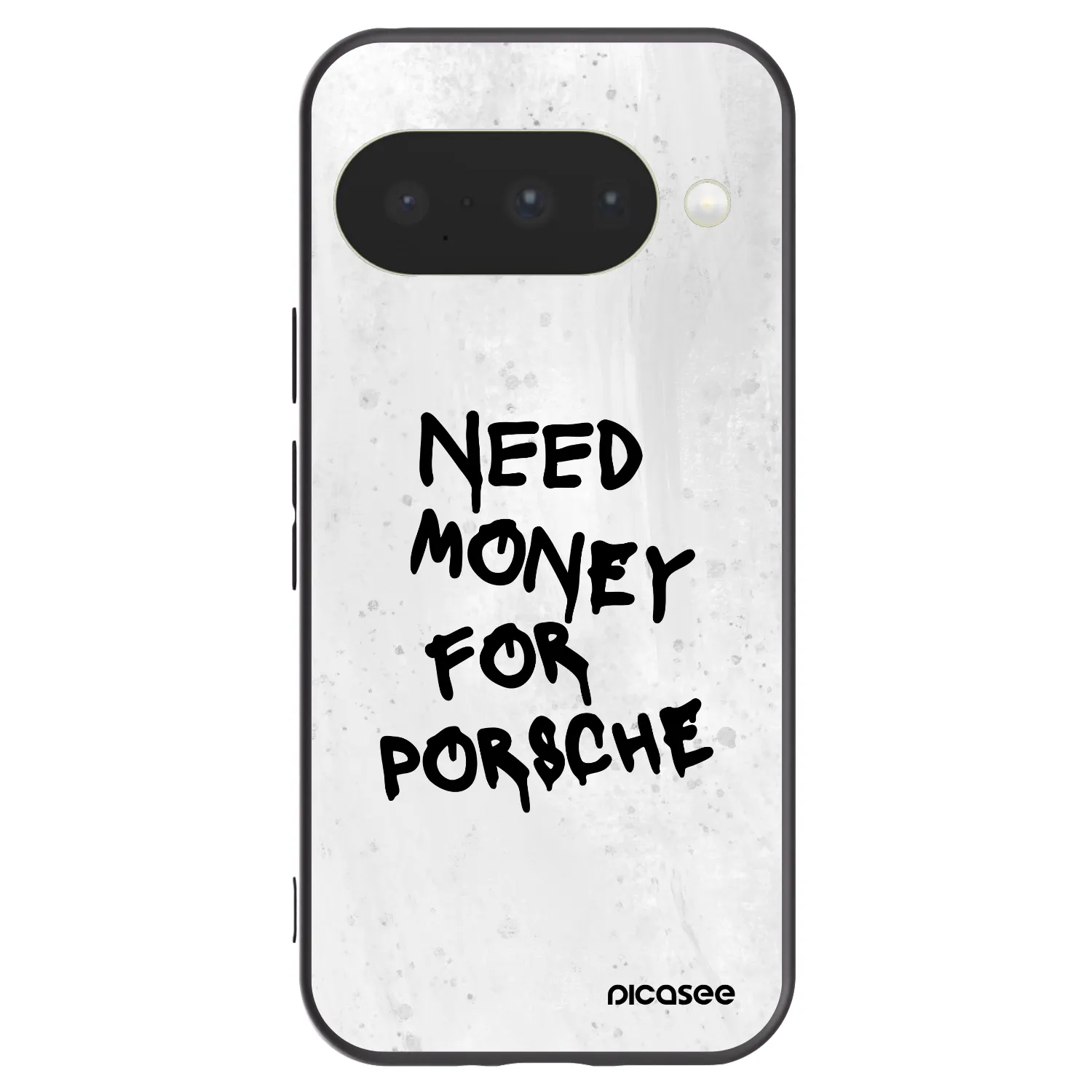 Picasee silikonowe czarne etui na Google Pixel 10 - White Dollar