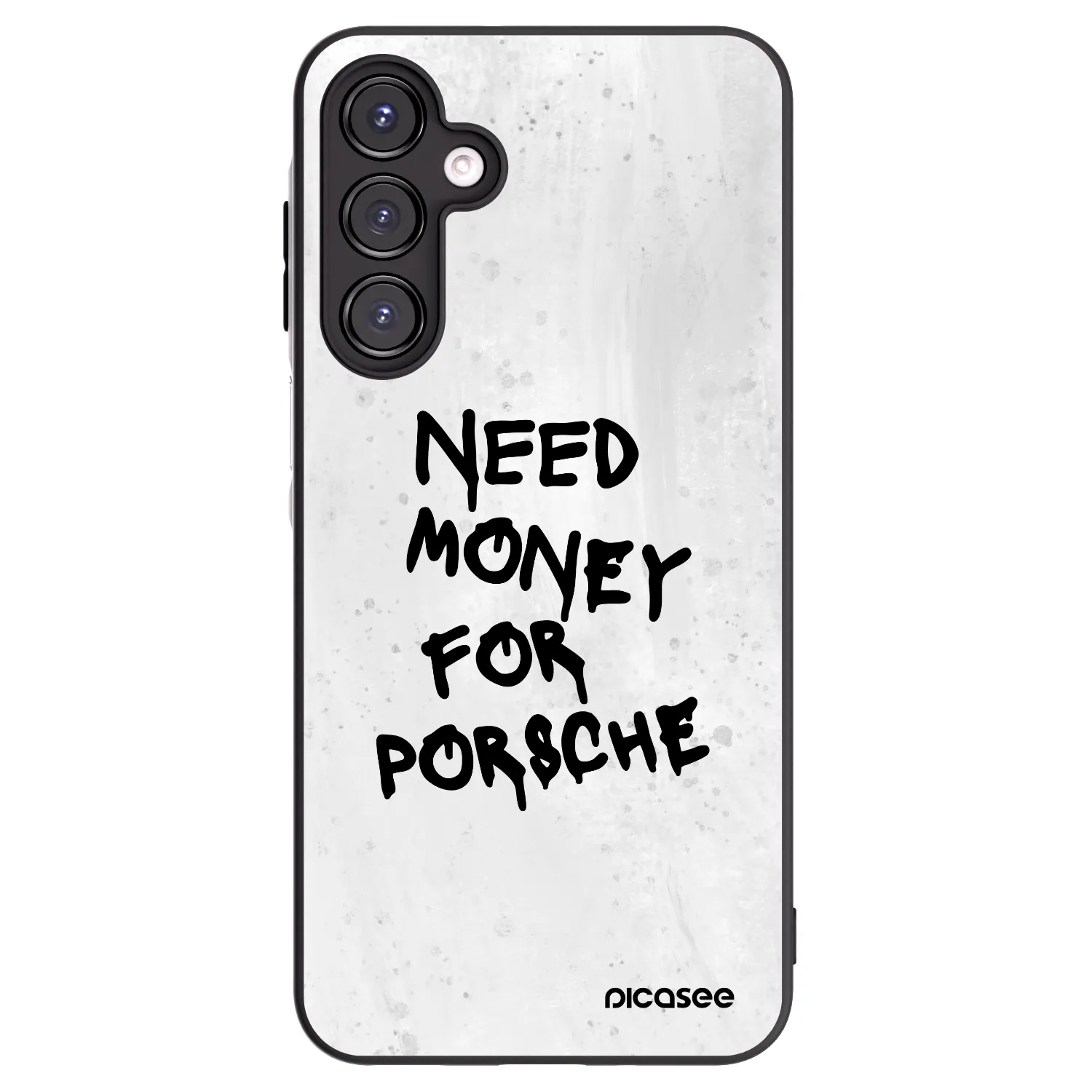 Picasee silikonowe czarne etui na Samsung Galaxy A16 4G - White Dollar