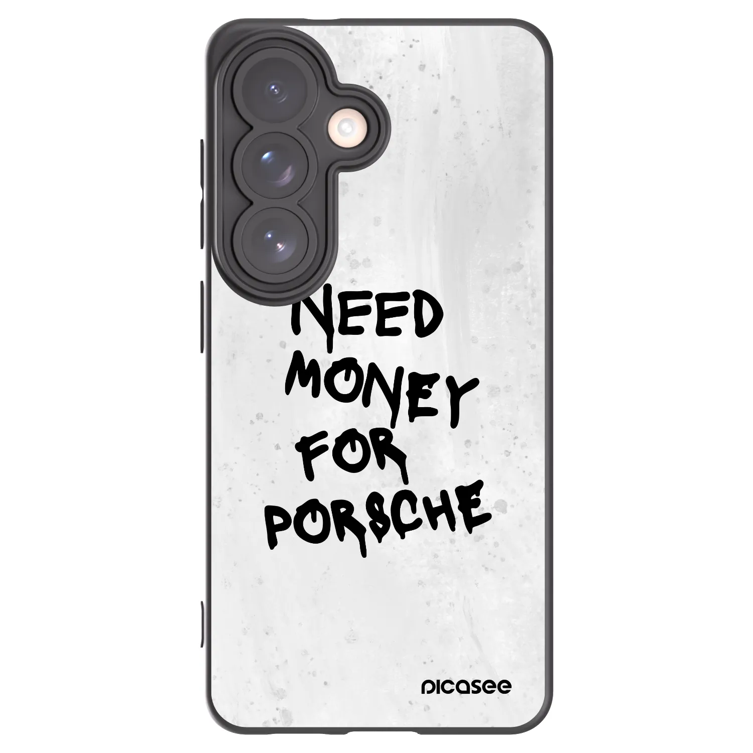 Picasee silikonowe czarne etui na Samsung Galaxy S26 - White Dollar