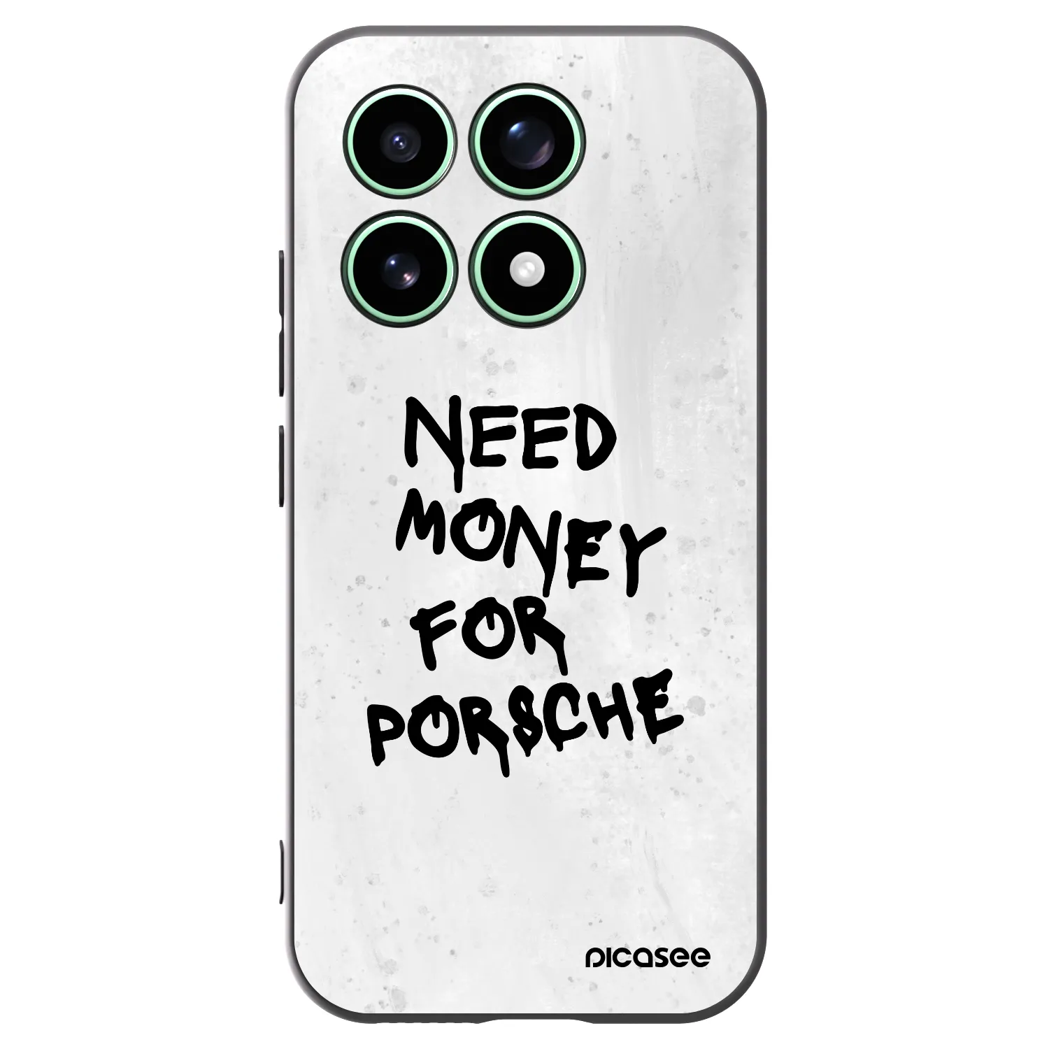 Picasee silikonowe czarne etui na Xiaomi 17 - White Dollar