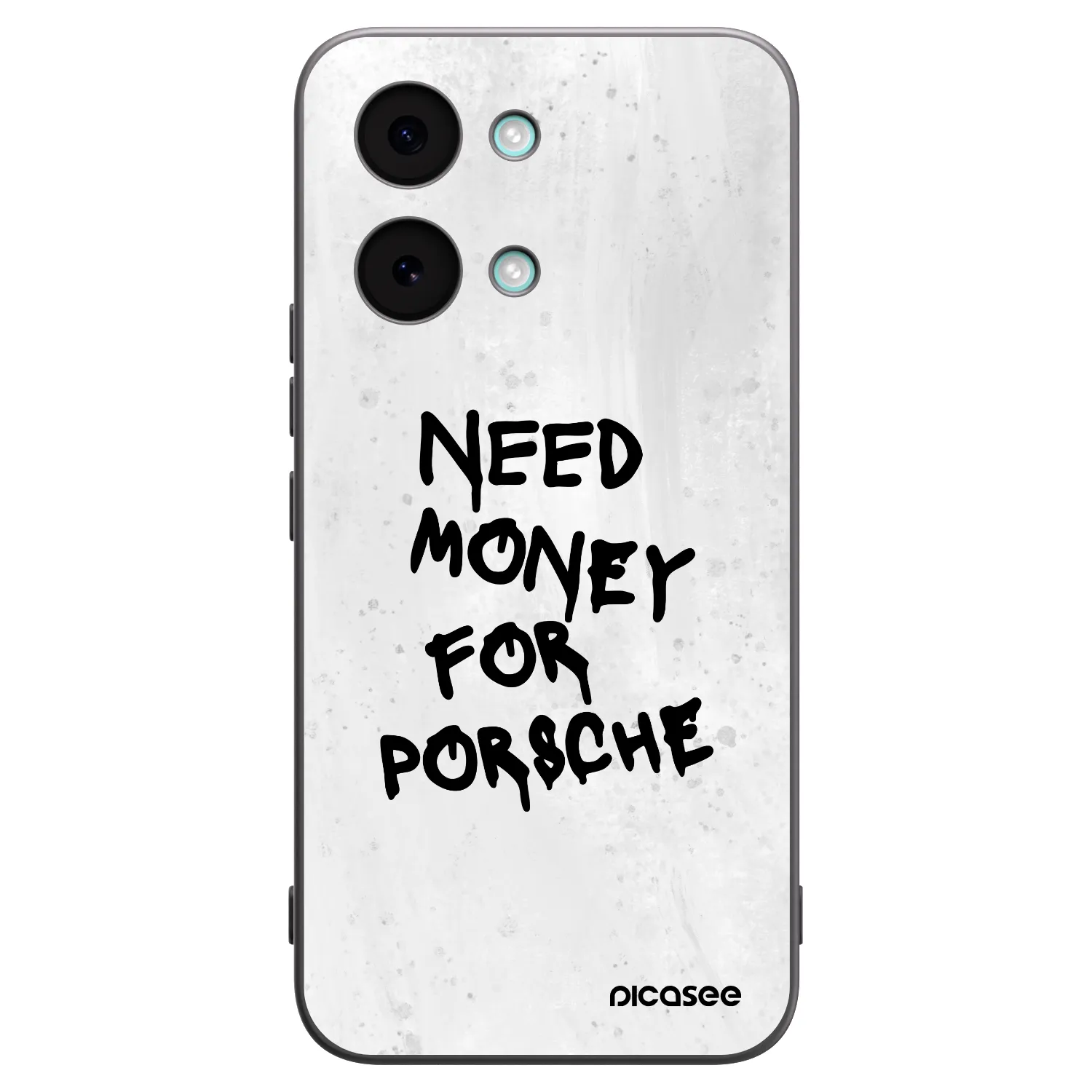 Picasee silikonowe czarne etui na Xiaomi Poco X8 Pro Max - White Dollar