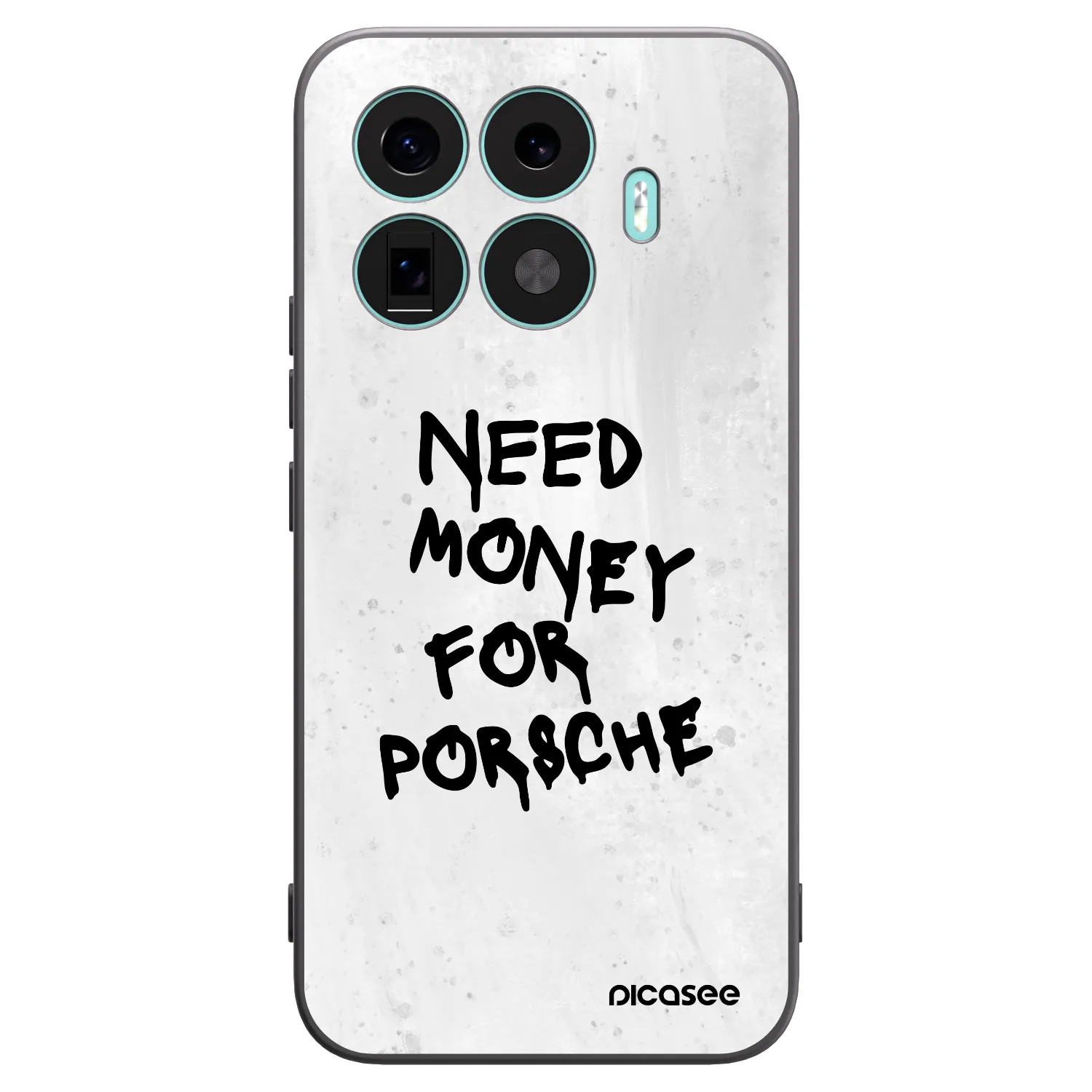 Picasee silikonowe czarne etui na Xiaomi 17T Pro - White Dollar