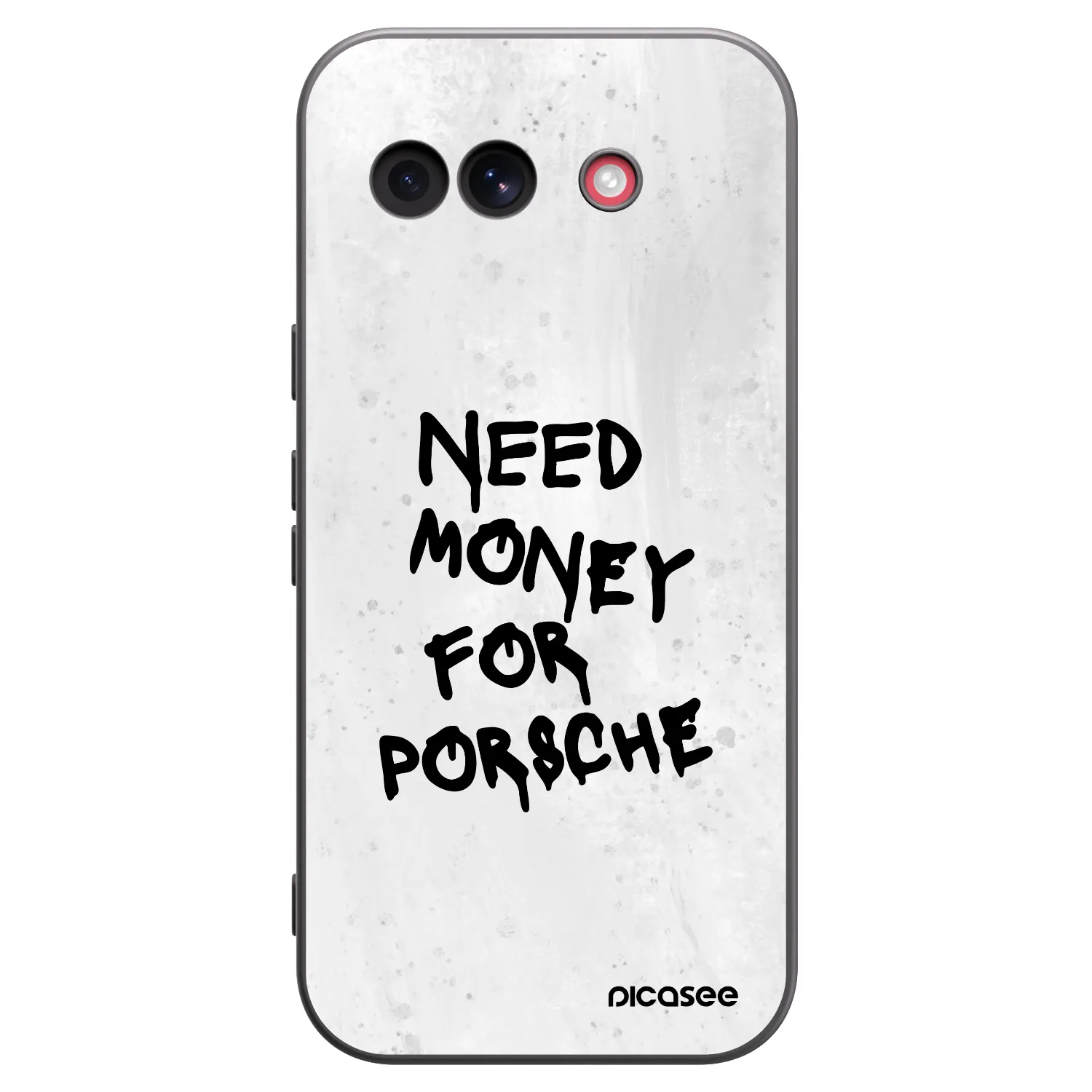 Picasee silikonowe czarne etui na Google Pixel 10a - White Dollar
