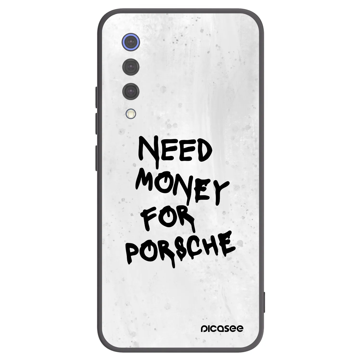 Picasee silikonowe czarne etui na Xiaomi Mi 9 SE - White Dollar