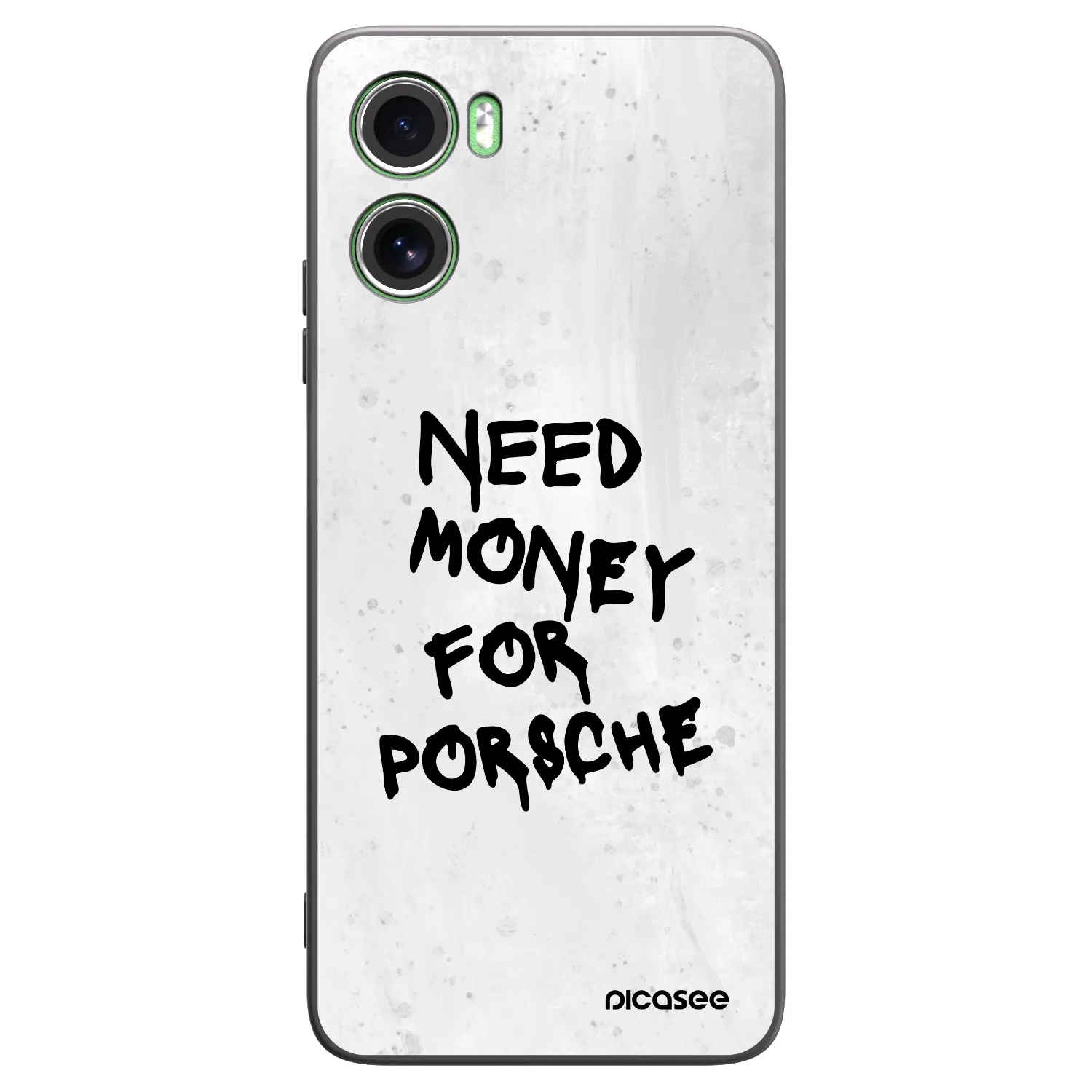 Picasee silikonowe czarne etui na Motorola Moto G06 - White Dollar