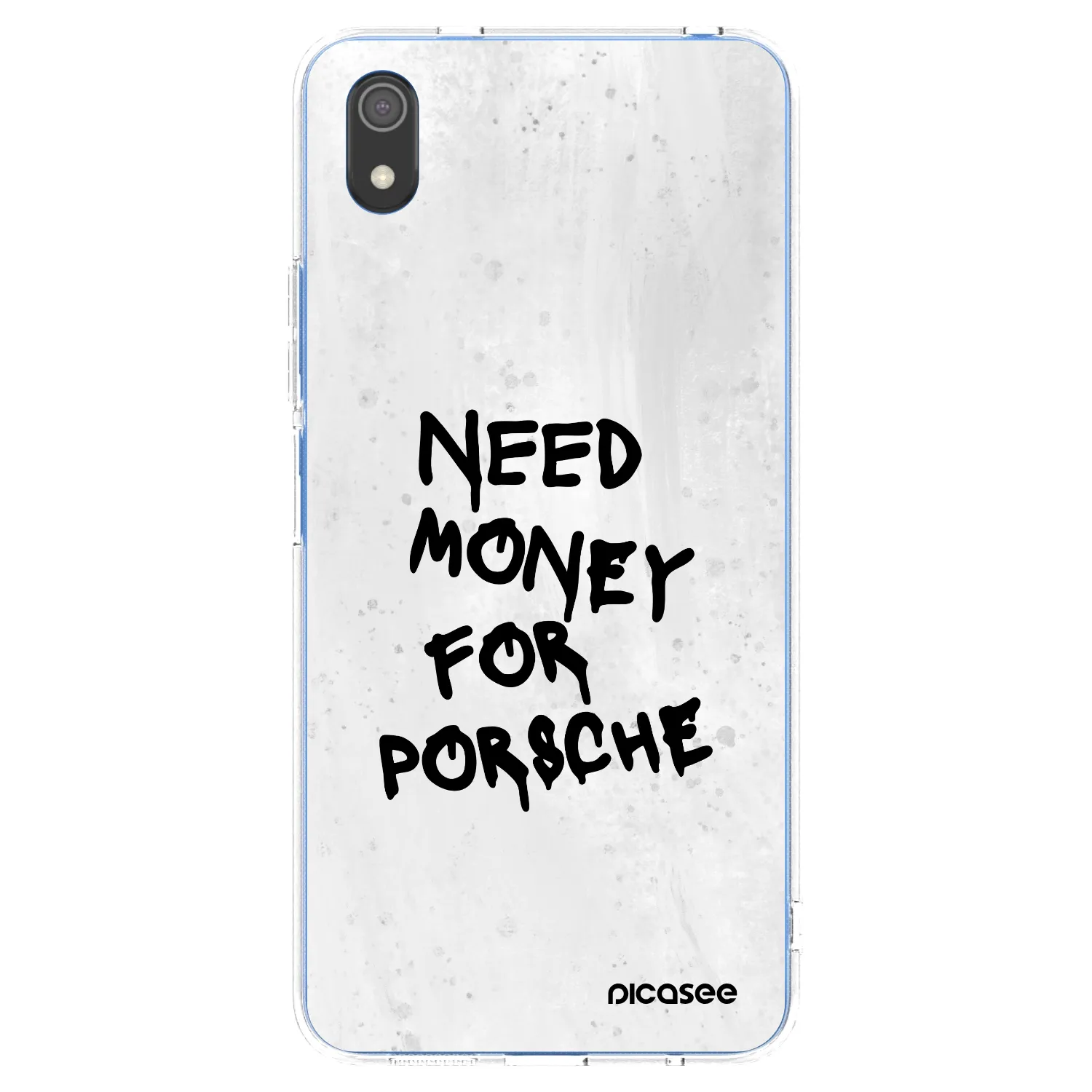 Picasee silikonowe przeźroczyste etui na Xiaomi Redmi 7A - White Dollar