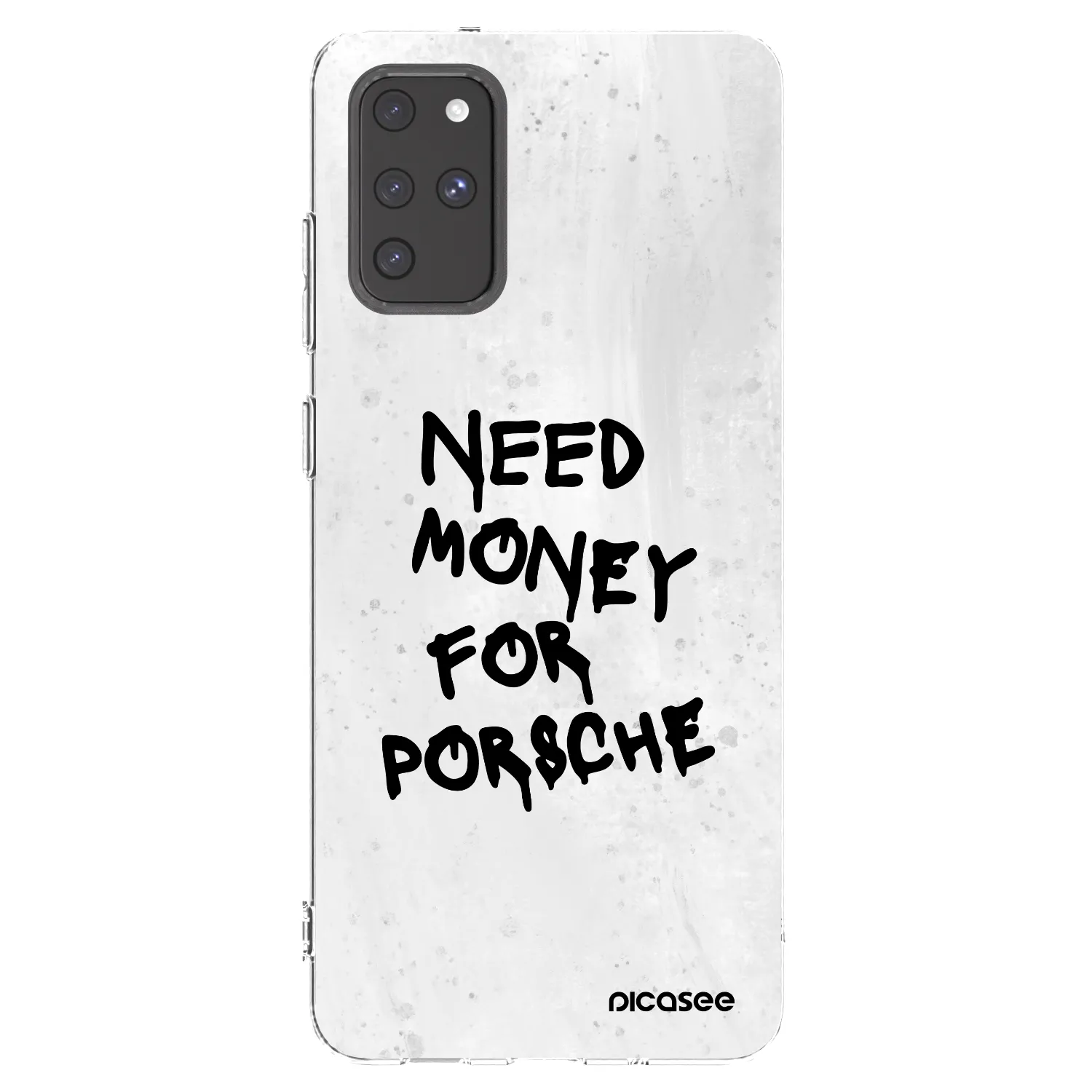 Picasee silikonowe przeźroczyste etui na Samsung Galaxy S20+ G985F - White Dollar
