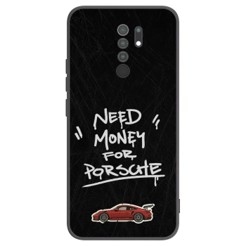 Picasee silikonowe czarne etui na Xiaomi Redmi 9 - Dark Racer