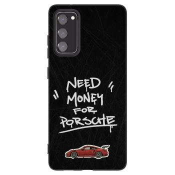Picasee silikonowe czarne etui na Samsung Galaxy S20 FE - Dark Racer