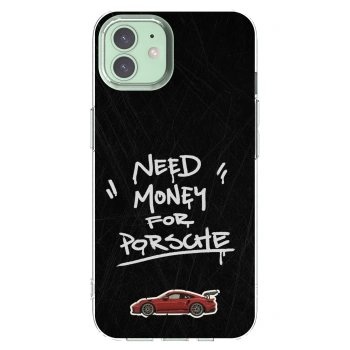 Picasee silikonowe przeźroczyste etui na Apple iPhone 12 Pro - Dark Racer