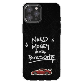 Picasee silikonowe przeźroczyste etui na Apple iPhone 12 Pro Max - Dark Racer