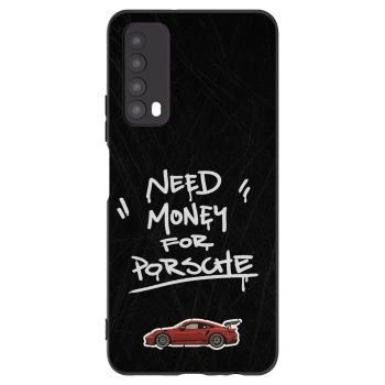Picasee silikonowe czarne etui na Huawei P Smart 2021 - Dark Racer