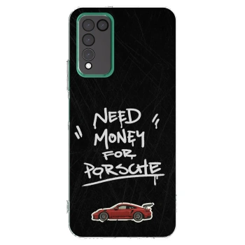 Picasee silikonowe przeźroczyste etui na Honor 10X Lite - Dark Racer