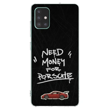 Picasee silikonowe przeźroczyste etui na Samsung Galaxy M51 M515F - Dark Racer