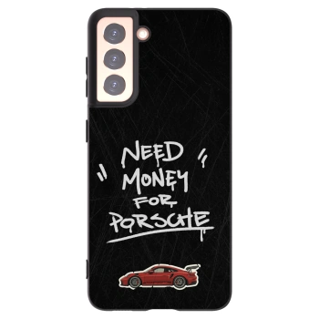 Picasee silikonowe czarne etui na Samsung Galaxy S21 5G G991B - Dark Racer