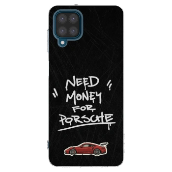 Picasee silikonowe przeźroczyste etui na Samsung Galaxy A12 A125F - Dark Racer