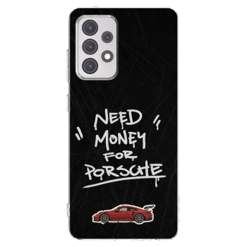 Picasee silikonowe przeźroczyste etui na Samsung Galaxy A52 5G A525F - Dark Racer
