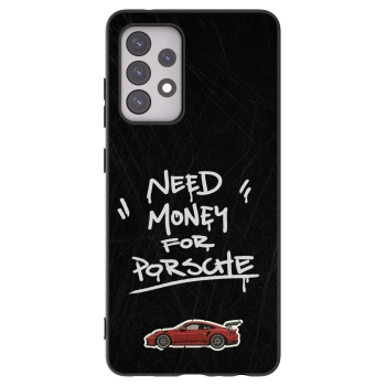 Picasee silikonowe czarne etui na Samsung Galaxy A52 5G A525F - Dark Racer