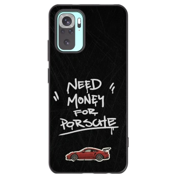 Picasee silikonowe czarne etui na Xiaomi Redmi Note 10 Pro - Dark Racer