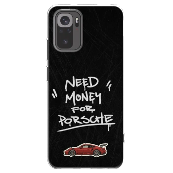 Picasee silikonowe przeźroczyste etui na Xiaomi Redmi Note 10S - Dark Racer