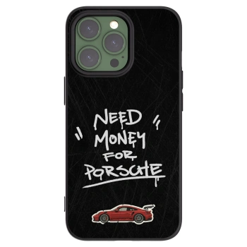 Picasee silikonowe czarne etui na Apple iPhone 13 Pro - Dark Racer