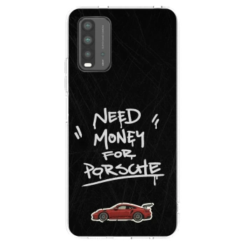Picasee silikonowe przeźroczyste etui na Xiaomi Redmi 9T - Dark Racer