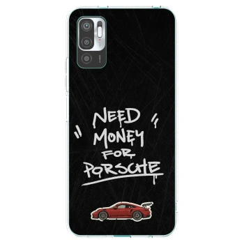Picasee silikonowe przeźroczyste etui na Xiaomi Redmi Note 10 5G - Dark Racer