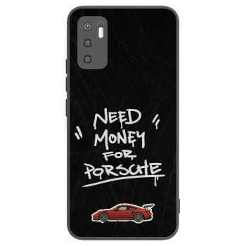 Picasee silikonowe czarne etui na Xiaomi Redmi Note 10 5G - Dark Racer