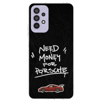Picasee silikonowe przeźroczyste etui na Samsung Galaxy A32 4G SM-A325F - Dark Racer