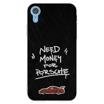 Picasee silikonowe przeźroczyste etui na Apple iPhone XR - Dark Racer