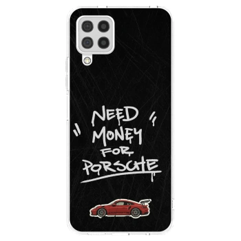 Picasee silikonowe przeźroczyste etui na Samsung Galaxy A22 A225F 4G - Dark Racer
