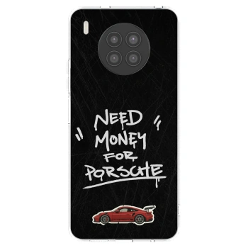 Picasee silikonowe przeźroczyste etui na Huawei Nova 8i - Dark Racer